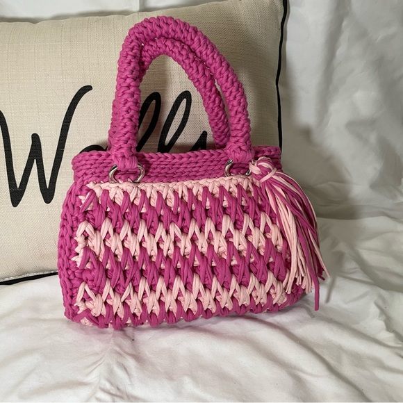 Handmade honeycomb pattern bag - Picture 2 of 7